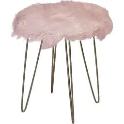 Пуф Prestol Коузі рожевий 38 х 46 см