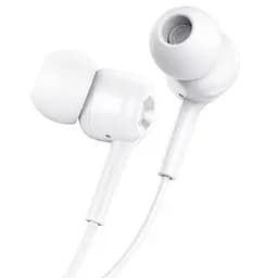 Дротові навушники Hoco M82 La musique universal earphones with mic, 3.5mm, 1.2m, white - мініатюра 2