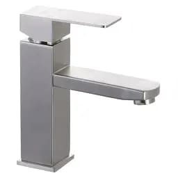 Змішувач для умивальника Zerix KUB-001 ZX3164 Нержавіюча сталь