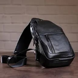 Чоловіча шкіряна сумка Vintage 17х33,5х7 см sum0012423 - мініатюра 4
