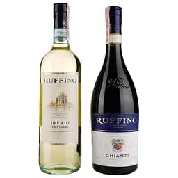 Уцінка. Набір вина Ruffino: вино Ruffino Chianti червоне сухе 0.75 л + вино Ruffino Orvieto біле сухе 0.75 л - мініатюра 4