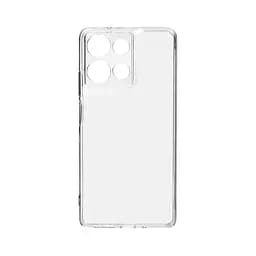 Прозрачный чехол для Motorola G75 5G с защитой камеры, тонкий, силиконовый, бесцветный, ударопрочный, противоударный бампер с закрытой камерой, ArmorStandart (ARM81617)