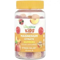Дієтична добавка Lifeable Kids Magnesium Citrate 60 жувальних цукерок