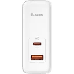 Зарядний пристрій Baseus GaN5 Pro Fast Charger C+U 100W White - мініатюра 6