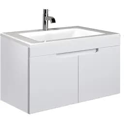 Тумба Мойдодир Смарт 70 з умивальником Amalfi 70 Білий