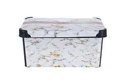 Контейнер VIOLET HOUSE DECOR Marble WHITE (6638133) - мініатюра 2