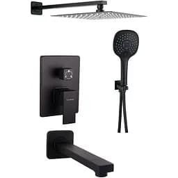 Душова система Globus Lux Smart GLM-305L-BB, Чорний матовий
