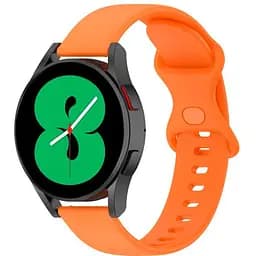 Ремінець на Samsung Galaxy Watch 4 Classic 46mm - помаранчевий силікон розмір L ширина кріплення 20мм Eight (WB416327)
