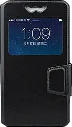 Чехол-книжка TOTO Book Silicone Slide Universal Cover With Window 5.3'-5.8' Black