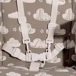 Регульований стілець для зручного годування немовлят Dulce White Teddy Bear Lorelli Білий з жовтим - мініатюра 4