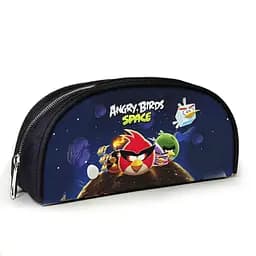 Пенал шкільний з принтом Енгрі Бердс 23х10х8 см дитячий для дівчинки, хлопчика (3986)