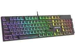 Клавіатура ігрова механічна GamePro GPMK-85 Black USB Blue Switch - мініатюра 2