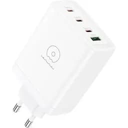 Мережевий зарядний пристрій WUW-C158 1USB 3Type-C + USB A PD100W white (WUW-C158)