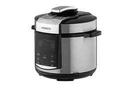 Мультиварка-скороварка Ardesto MPC-P225 Silver 900W 5л 22 програми керування сенсорне дисплей регулювання температури таймер регулювання температури книга рецептів - мініатюра 2