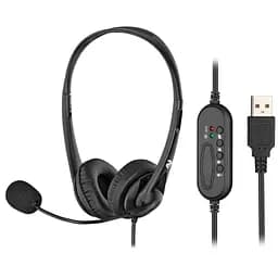 Гарнітура 2E CH11 On-Ear USB Black (2E-CH11SU)