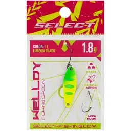 Блешня Select Welldy 1.8g 31mm #11 LimeON Black - мініатюра 2