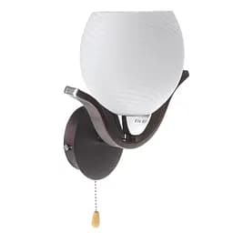 Бра Brille BR-382W/1 настенное накладное с выключателем E14 CH+W