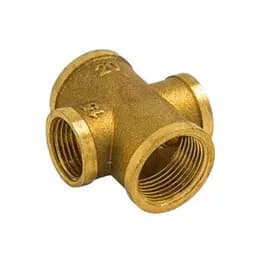 Хрестовина перехідна Lexline К.4606-В 3/4"х1/2" ВВВВ посилена латунь 30412