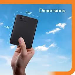 Зовнішній жорсткий диск WD Elements 5TB Portable External HD Black (WDBU6Y0050BBK) [69686] - мініатюра 4
