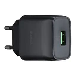 МЗП Hoco C72Q Glorious single port QC3.0 charger ( EU ) Black