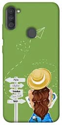 Чохол Demsky Travel girl для Samsung Galaxy A11