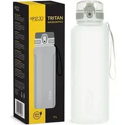 Пляшка для води 4FIZJO спортивна 1000 мл Grey (P-5905973404273)