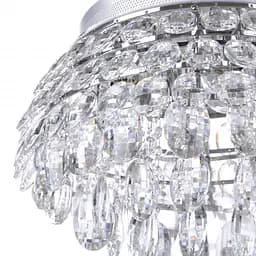 Люстра Brille стельова кришталева LED 45W NW CH (BR-01 453С/9) - мініатюра 3