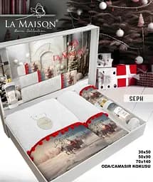 Подарунковий набір рушників з парфумом La Maison Seph pbe0051097 - мініатюра 3