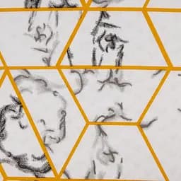 Простирадло на резинці Moon&Star Modern Marble Бязь Gold Люкс 190х200х20 см - мініатюра 4