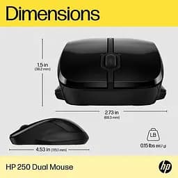 Миша HP 250 Dual Mode Black (6V2J7AA) - мініатюра 5