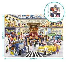 Дитячий віммельпазл "Музей Транспорту" DoDo Toys 300640, 150 елементів - мініатюра 4