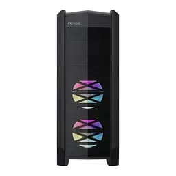 Корпус GameMax Dragon Knight 2 Black без БЖ Full Tower для E-ATX / ATX / Micro ATX / Mini-ITX 1xType-C / 2xUSB 3.0 / 2xUSB 2.0 макс. CPU - 170 мм / VGA - 420 мм 5x120 мм ARGB бічна панель із загартованого скла вбудований картридер та док-станція - мініатюра 2