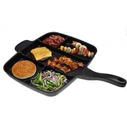 Универсальная алюминиевая сковорода UTM MAGIC PAN 5в1 антипригарная для жарки