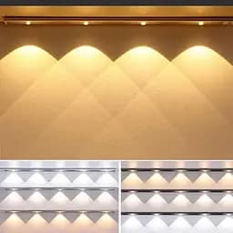 Сенсорний світильник LED з датчиком руху MZ-L1602 (40*10*400mm) Black - мініатюра 2