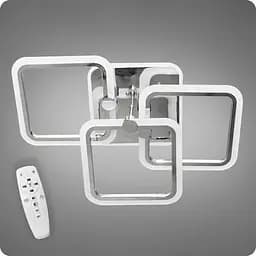 Люстра світлодіодна 517 Dlight 3color з пультом 65Вт Хром (01818)