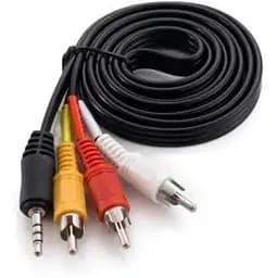 Кабель-переходник ExtraDigital 3.5 мм M - 3xRCA M 1.5 м черный (KBV1731)