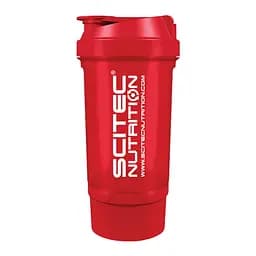 Шейкер Scitec Nutrition Shaker 500 мл 2-х компонентний, Red