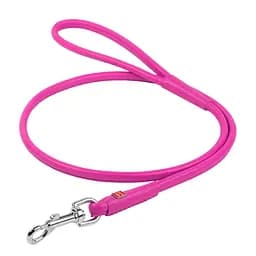 Повідець для собак шкіряний Waudog Glamour круглий XS Д 8 мм Дл 183 см (4820152568144)