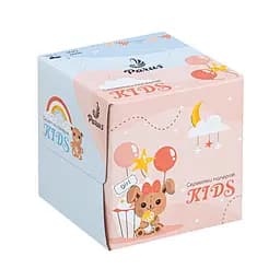 Серветки косметичні Parus дитячі двошарові 80 шт.