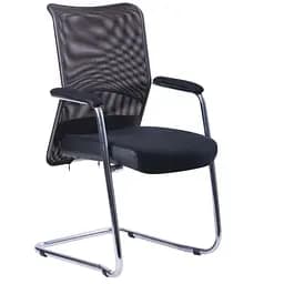 Кресло Аэро CF хром сиденье сетка Черная, Неаполь N-20/Спинка сетка черная