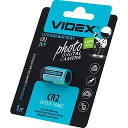 Батарейка Videx CR2 литиевая 3V 800 мАч