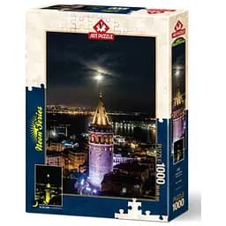 Пазл Art Puzzle Неонова серія: Галатська вежа Стамбул Туреччина 1000 ел. (5241)