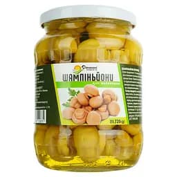 Шампіньйони Домашні продукти мариновані цілі 720 г