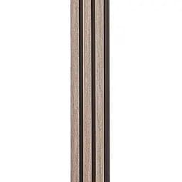 Рейка декоративна Wall Sticker PS 2900х120х12 мм Сіро-коричневий SW-00001744 - мініатюра 5