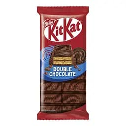 Шоколад молочний та чорний KitKat Double chocolate з вафлею та начинкою 99 г