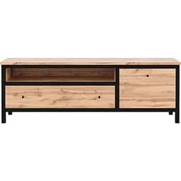 Тумба під ТВ Гербор Чос RTV1S1D N Дуб Тахо + Чорний (GRB-1319)