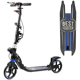 Самокат Best Scooter 93-103х64х16 см Черно-синий 000255835