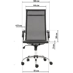 Офісне крісло GT Racer X-2816B Mesh, синє (X-2816B Mesh Blue) - мініатюра 7