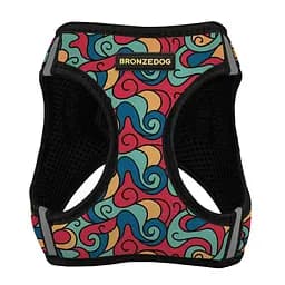 Шлея для собак Bronzedog Sport Vest Вітраж M 24х18х3 см - мініатюра 2