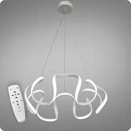 Люстра подвесная 517 Dlight 3color с пультом 90Вт Белый (02006)